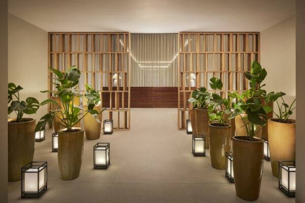 Entrance of the Wellness Hub Salgados