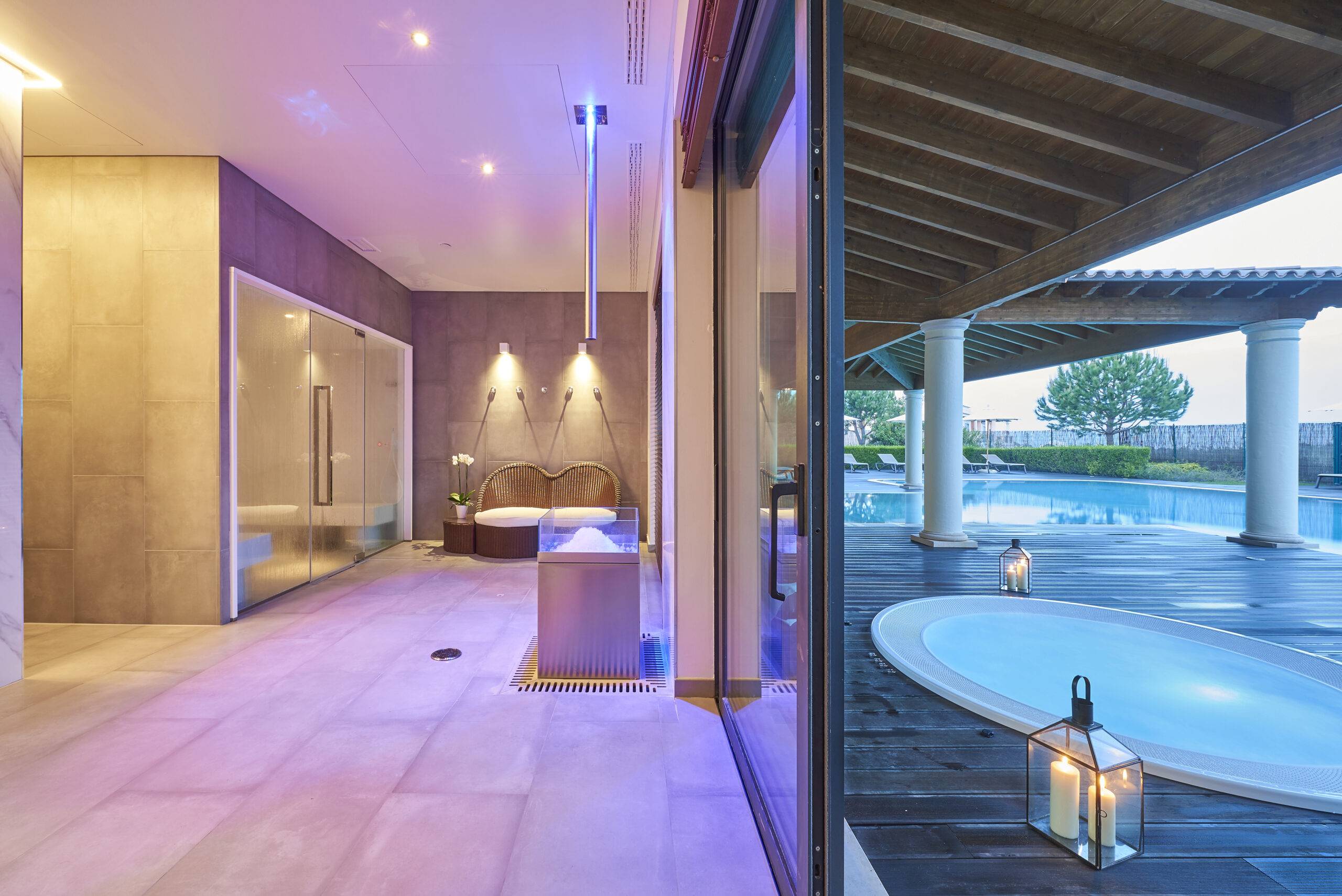 Indoor and outdoor area of the Wellness Hub Lagos